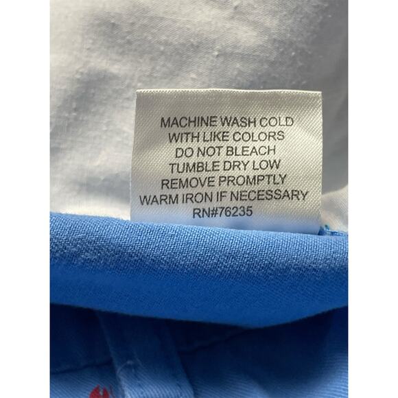 Men’s Boca Classics Blue & Red Lobster Chino Shorts Size 40 - Picture 6 of 7